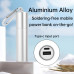 Алюмінієвий корпус Power Bank (DIY) для акумуляторів 18650 / 21700 з USB Type-C (5V/2A)