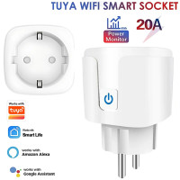 Смарт розетка WIFI (20A) з моніторингом електроенергії та таймером