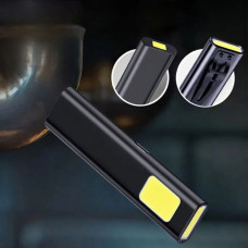 Міні ліхтарик на магніті з кліпсою ультратонкий акумуляторний EDC