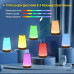 Настільна RGB LED лампа-нічник з акумулятором та пультом керування